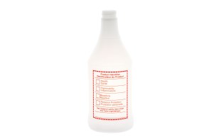 Atlas Graham Furgale Plastic Bottle, 32Oz, Clear, Sold Individually | bch
